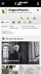 Mobile Screenshot of dragonxphoenix.deviantart.com