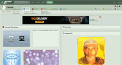 Desktop Screenshot of carudo.deviantart.com