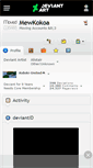 Mobile Screenshot of mewkokoa.deviantart.com