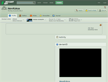 Tablet Screenshot of mewkokoa.deviantart.com