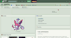 Desktop Screenshot of loosewire.deviantart.com