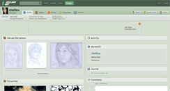 Desktop Screenshot of chellinx.deviantart.com