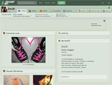 Tablet Screenshot of emjh.deviantart.com
