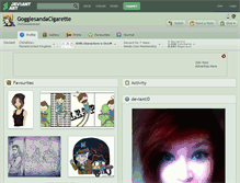 Tablet Screenshot of gogglesandacigarette.deviantart.com