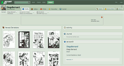 Desktop Screenshot of diegobernard.deviantart.com