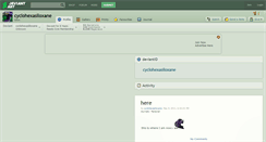 Desktop Screenshot of cyclohexasiloxane.deviantart.com