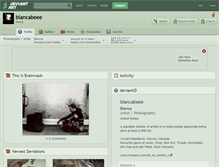 Tablet Screenshot of biancabeee.deviantart.com