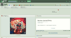 Desktop Screenshot of fayan.deviantart.com