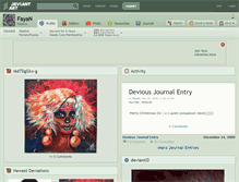 Tablet Screenshot of fayan.deviantart.com