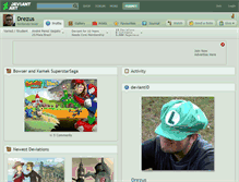 Tablet Screenshot of drezus.deviantart.com