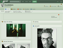 Tablet Screenshot of krunodebenc.deviantart.com