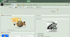 Desktop Screenshot of bio-rhythmic.deviantart.com