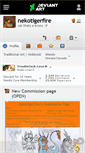 Mobile Screenshot of nekotigerfire.deviantart.com