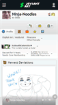Mobile Screenshot of ninja-noodles.deviantart.com