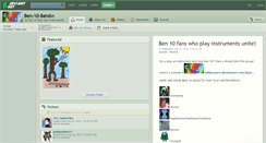 Desktop Screenshot of ben-10-band.deviantart.com