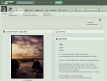 Tablet Screenshot of ltje.deviantart.com