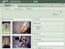 Tablet Screenshot of bartyuka.deviantart.com
