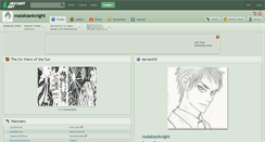 Desktop Screenshot of malakianknight.deviantart.com