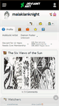 Mobile Screenshot of malakianknight.deviantart.com