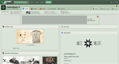 Desktop Screenshot of madeofglass13.deviantart.com