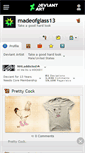 Mobile Screenshot of madeofglass13.deviantart.com