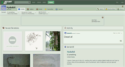 Desktop Screenshot of hydrafoil.deviantart.com
