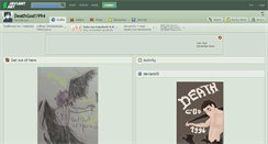 Desktop Screenshot of deathgod1994.deviantart.com
