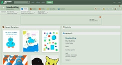 Desktop Screenshot of blueduckling.deviantart.com