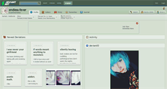 Desktop Screenshot of endless-fever.deviantart.com