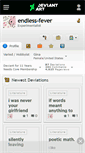 Mobile Screenshot of endless-fever.deviantart.com