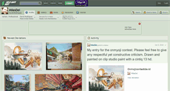 Desktop Screenshot of milesdei.deviantart.com