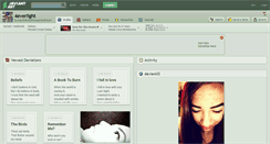 Desktop Screenshot of 4everlight.deviantart.com