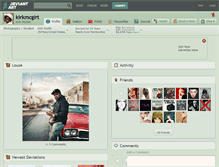Tablet Screenshot of kirkmcgirt.deviantart.com