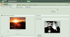 Desktop Screenshot of dark001.deviantart.com