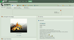 Desktop Screenshot of circlegreen.deviantart.com
