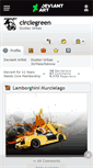 Mobile Screenshot of circlegreen.deviantart.com