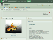 Tablet Screenshot of circlegreen.deviantart.com