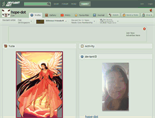 Tablet Screenshot of hope-dot.deviantart.com