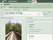 Tablet Screenshot of adnamaleo.deviantart.com
