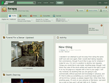 Tablet Screenshot of baragog.deviantart.com