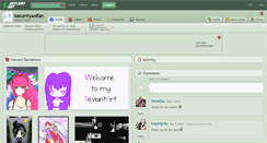 Desktop Screenshot of kasumiyaoifan.deviantart.com