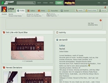 Tablet Screenshot of lolua.deviantart.com