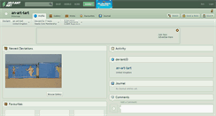 Desktop Screenshot of an-art-tart.deviantart.com