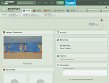 Tablet Screenshot of an-art-tart.deviantart.com