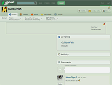 Tablet Screenshot of gulliblefish.deviantart.com