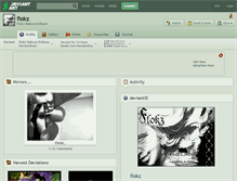 Tablet Screenshot of flokz.deviantart.com