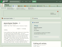 Tablet Screenshot of 1focus.deviantart.com