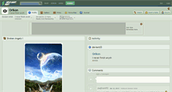 Desktop Screenshot of orikon.deviantart.com