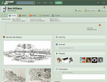Tablet Screenshot of ben-williams.deviantart.com
