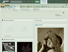 Tablet Screenshot of dodrio.deviantart.com